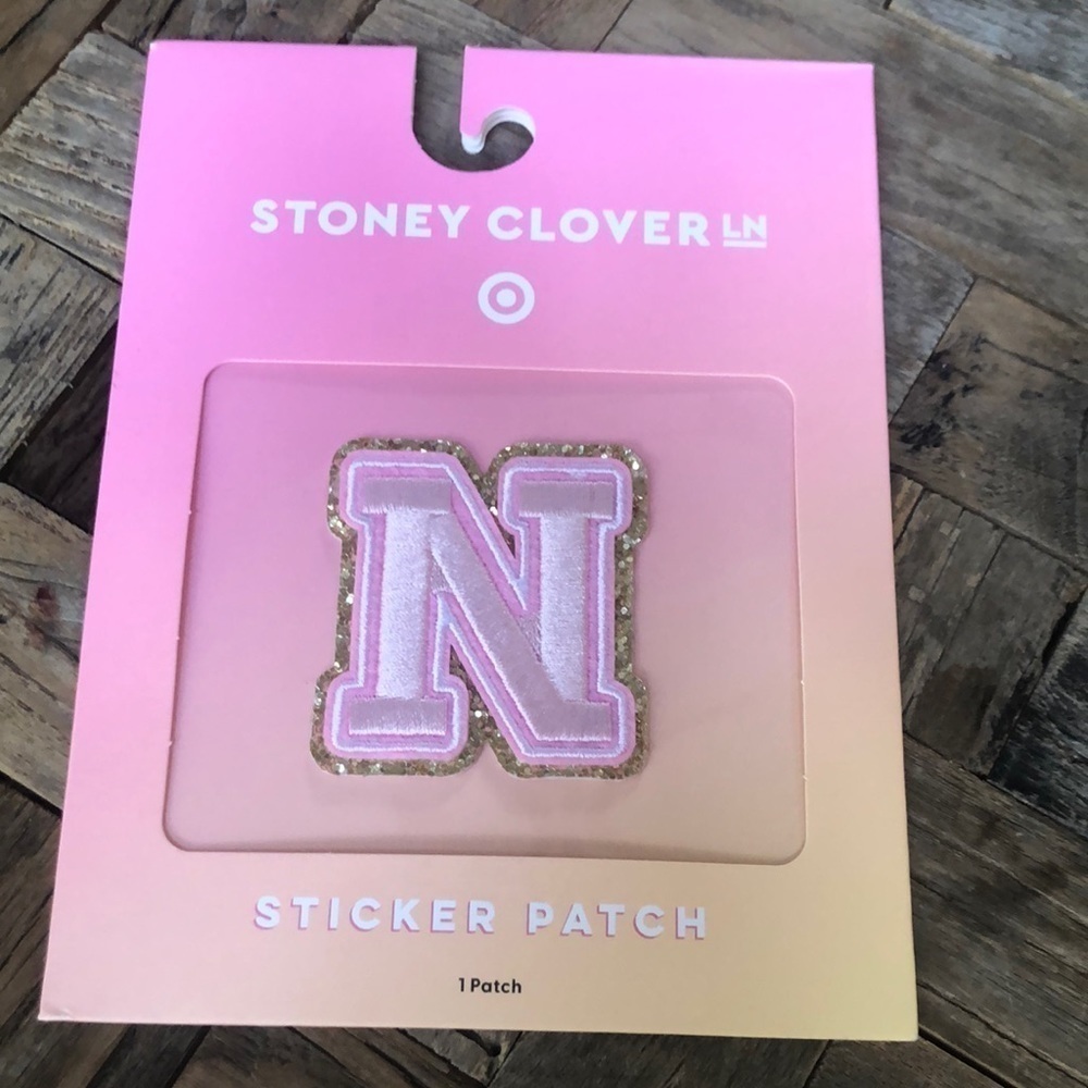 NWT Stoney Clover Letter N Sticker Patch
